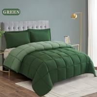 reversible, Green, Comforters, lights