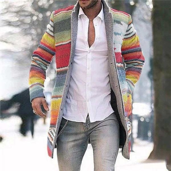cardigan trench coat mens