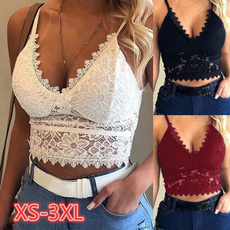 Fashion, crop top, Lace, Hollow-out