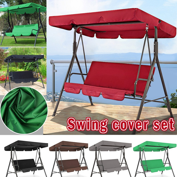 Swing Cover Chair Waterproof Cushion Patio Garden Yard Outdoor Seat Replacement 