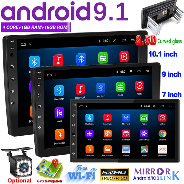 2 DIN 9 Android 9.0 - Autoradio - Bluetooth - Wi-Fi