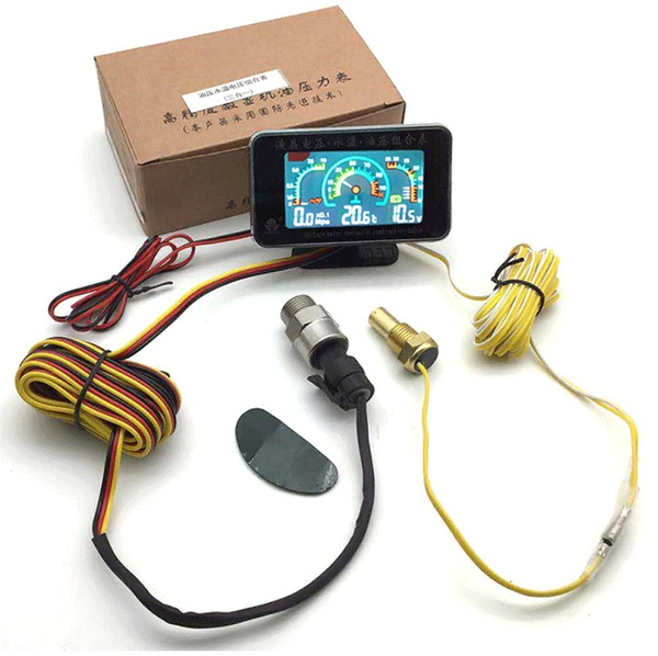 12V / 24V Car Truck LCD digital 3 in 1 Precise Stable Performance Water