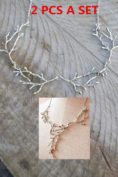 antlernecklace, Fashion, silver plated, Choker