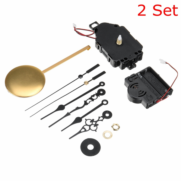 1/2 Set DIY Quartz Pendulum Clock Movement Metal Clock Hand Clock