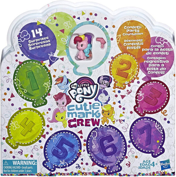 My Little Pony Toy Cutie Mark Crew Confetti Party Countdown 