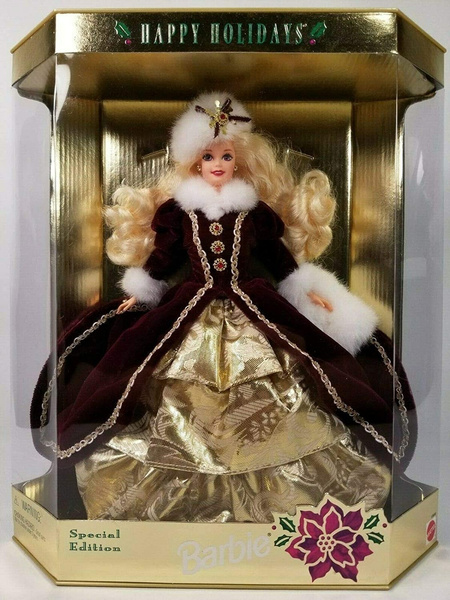 Mattel Happy Holidays Barbie Christmas 1996