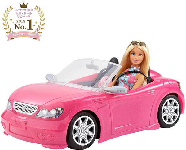 barbie car cartoon