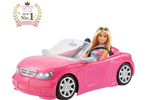 car cartoon barbie