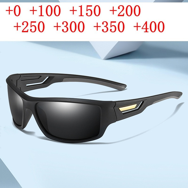 Sports Sunglasses Men with Diopters Bifocal Reading Glasses Fashion Men  Women Multifocal Presbyopia Glasses with Box NX