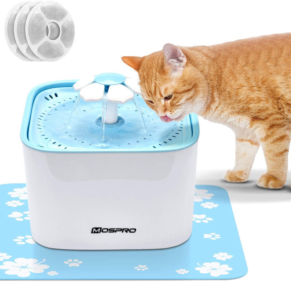 Flower drinking fountain for cats sale