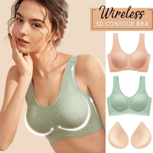 sheer front closure bras