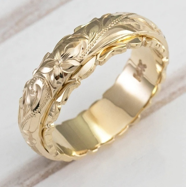 gold rings for women simple