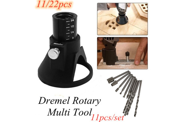 Dremel Rotary Multi Tool Cutting Guide HSS Router Drill Bits Set