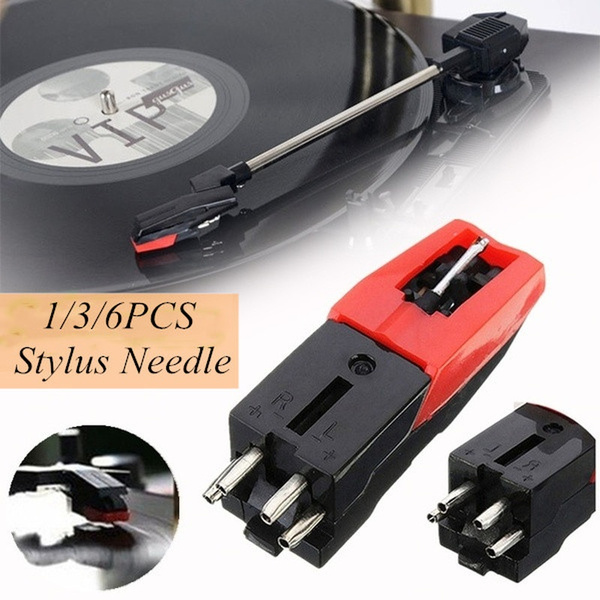1/3/6Pcs Turntable Diamond Stylus Needle for LP Record Player Phono