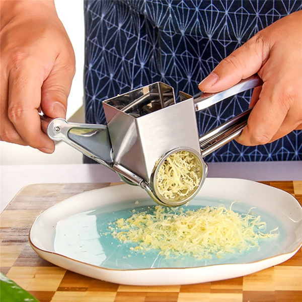 Manual Pull Cheese Onion Chopper Rotate Grater Pulling Slicer