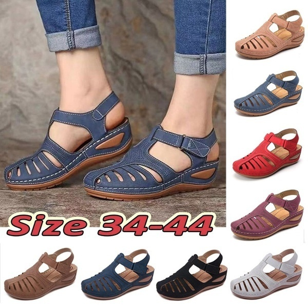 Women Sandals New Summer Shoes Woman Soft Bottom Wedges Shoes For Women ...