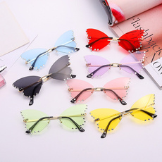 butterfly, Fashion, eye sun glasses, Metal