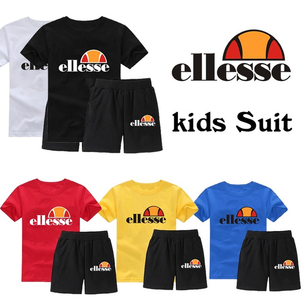 Mitt essay gisteren Ellesse Summer Kids Short Sleeve Shirt Pant Casual Sets For Boys And Girls T -Shirt Suit For Children | Wish