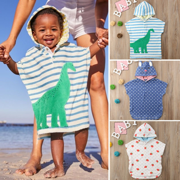 Baby beach 2025 towel poncho