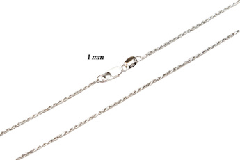 White Gold, Chain Necklace, 14kwhitegoldchain, Jewelry