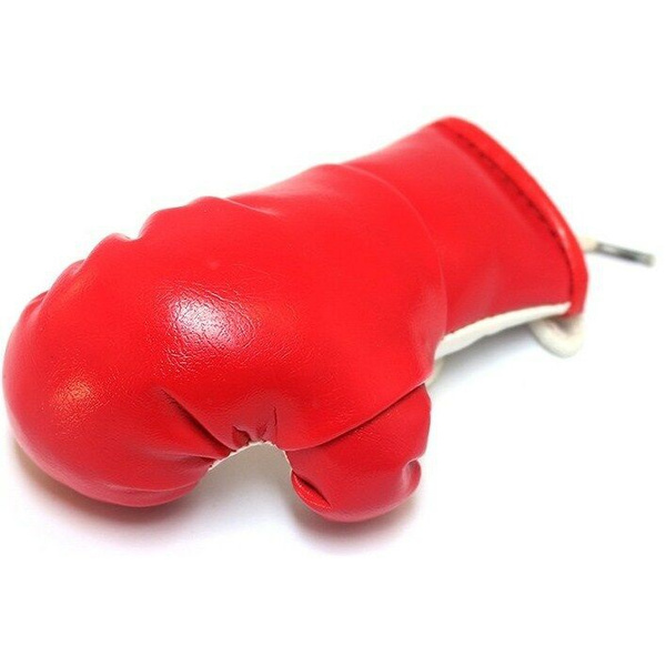 4" RED MINI BOXING GLOVE FOR CAR REARVIEW MIRROR HANGER Ornament Decoration 