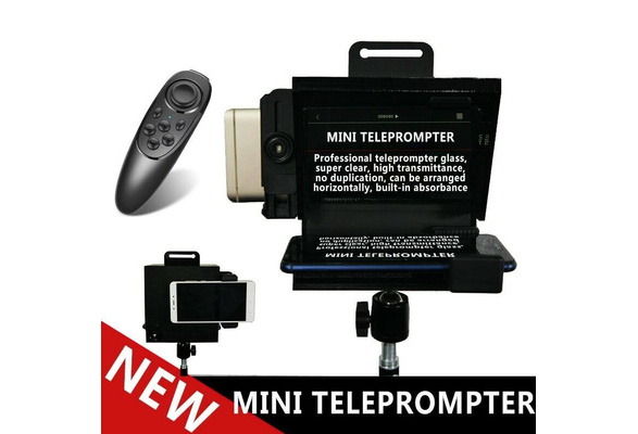 Mini Teleprompter Set Objektivadapter & Andorid IOS App Fernbedienung 