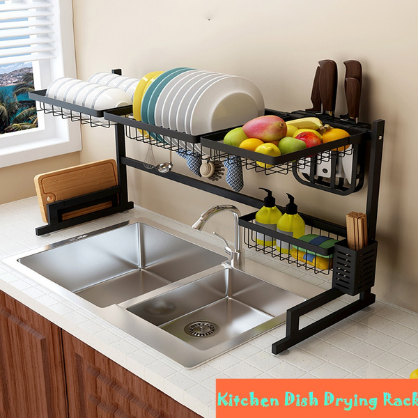 Wish over the discount sink dish rack