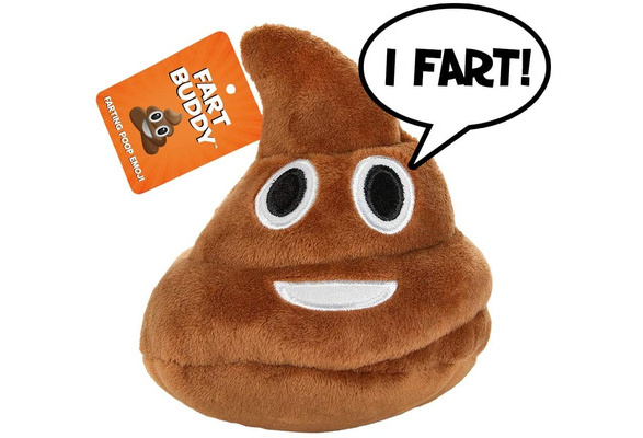 poop emoji dog toy