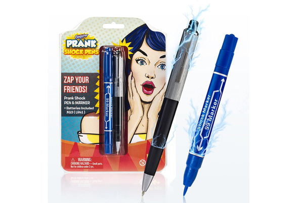 Electric Shock Pen – Funny Practical Joke Prank Novelty Toy April Fool Gag  Gift 