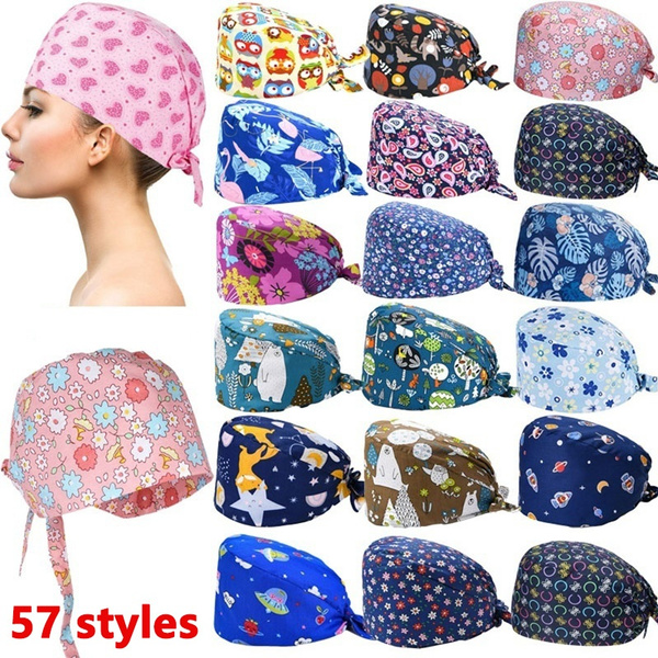 Women Adjustable Tie Back Hats 