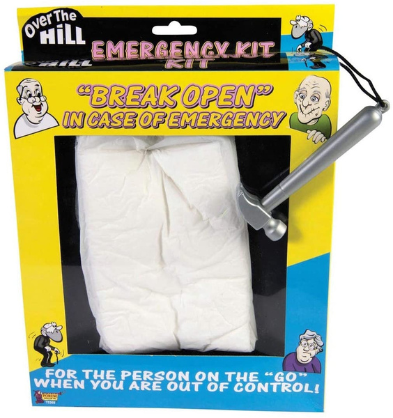 Forum Novelties Hill Emergency Underwear Kit Gag Gift, Multi