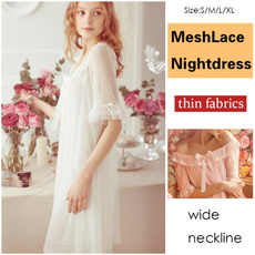 ladydre, night dress, nightwear, sleeve lace