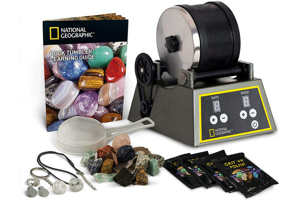 NATIONAL GEOGRAPHIC Professional Rock Tumbler Kit- Advanced