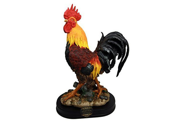 Ebros Gift Large Decorative Sunshine Country Barnyard Farm Rooster