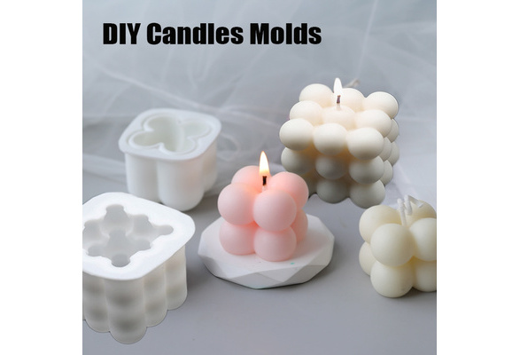 1Pcs Handmade Soy Cube Soap Molds 3d Silicone Mold DIY Candles Mould 