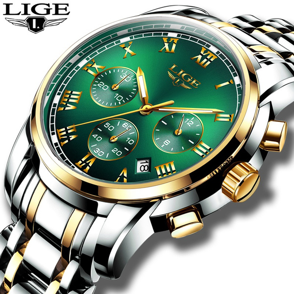 Relojes Hombre 2020 LIGE New Watches Men Luxury Brand Chronograph