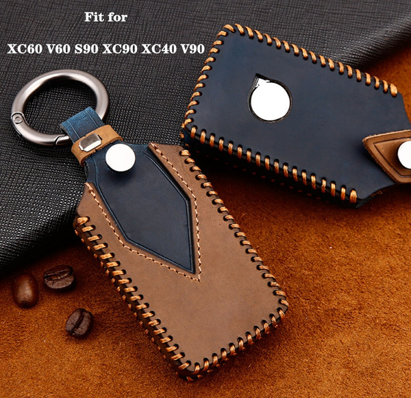 Car Remote Control Key Cover Key Chains Fit for Volvo XC60 V60 S90 XC90