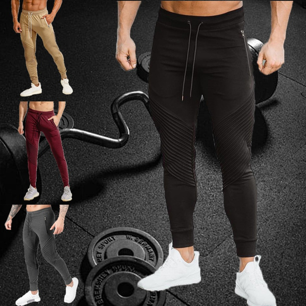 Men's Workout Light Weight Pants Mens Gym Joggers Sweatpants Slim Fit  Bottoms Gym Casual Nylon Running Trousers - China Pants and Sweatpants  price | Made-in-China.com