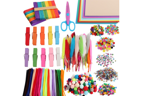 Plush Stick / Pompoms Rainbow Colors Shilly-Stick Educational DIY Toys  Handmade Art Crafts Creativity Devoloping Toys GYH - Price history & Review, AliExpress Seller - Morima Official Store