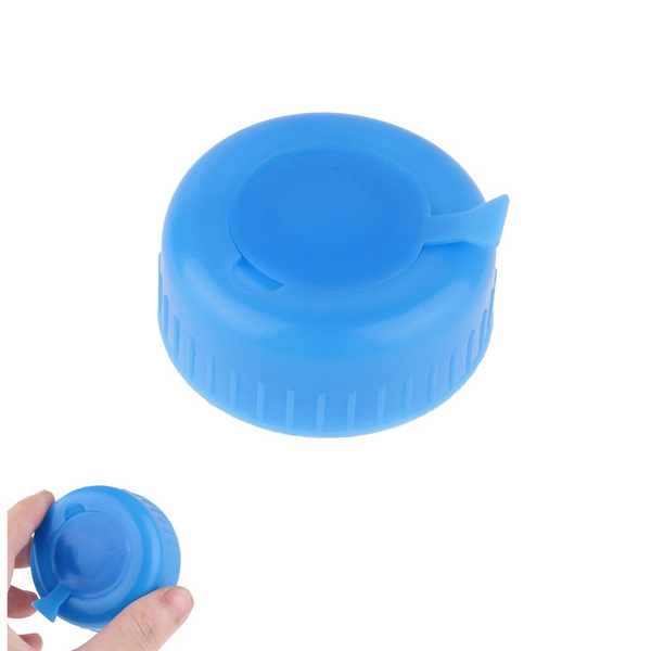 5x Blue Gallon Drinking Water Bottle Cap Screw Anti Splash Lids Replacement  55mm