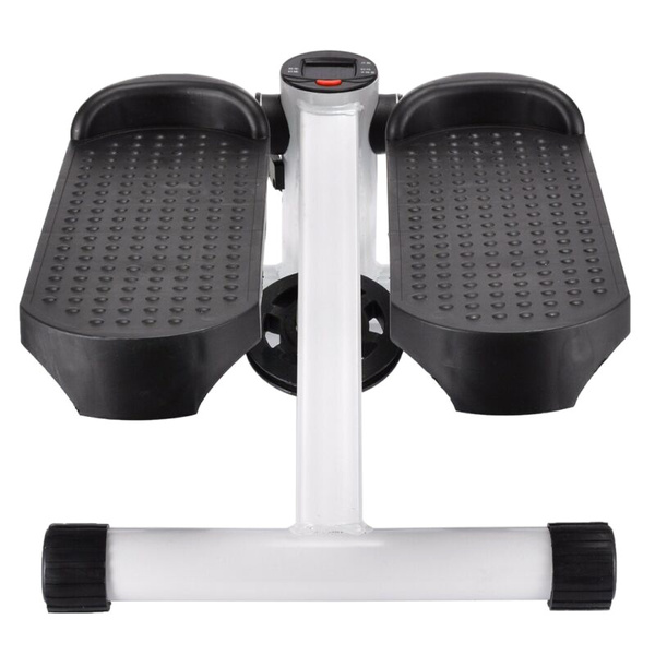 Mini LCD Display Twist Stepper Exercise & Arm Cords Stair Climber Swing Workout 