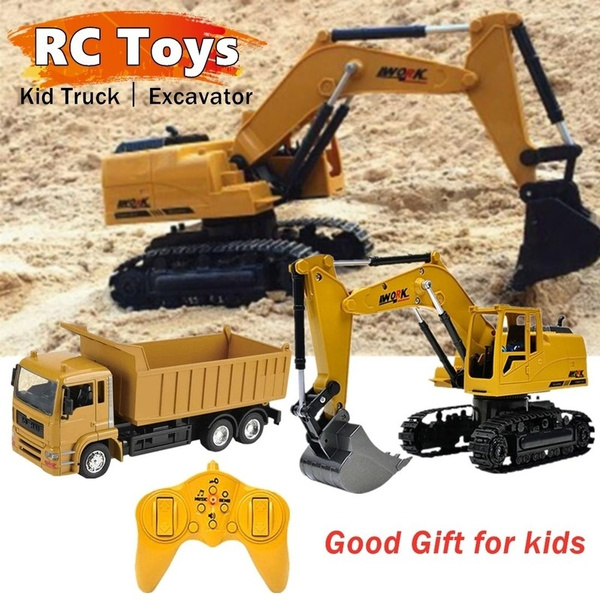 Construction Toy Crane Excavator Model Engineering Trucks Children Digger Toys 