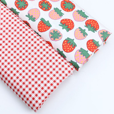 cartoonstrawberrylattice, Scrapbooking, Fabric, strawberry