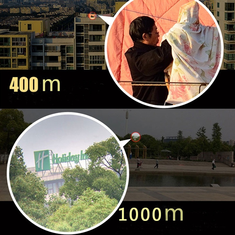 40x60 HD Portable Monocular Telescope High Powered Waterproof Night Vision Hiking Travel Zoom Telescope