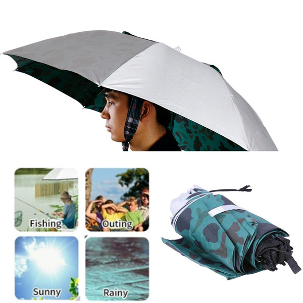 Burlas Nota empeñar 1pc Foldable Outdoor Sports Golf Fishing Hunting Camping Sun Brolly  Umbrella Bucket Hat | Wish