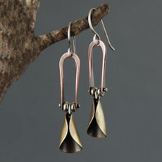 ancient, Dangle Earring, Jewelry, gold