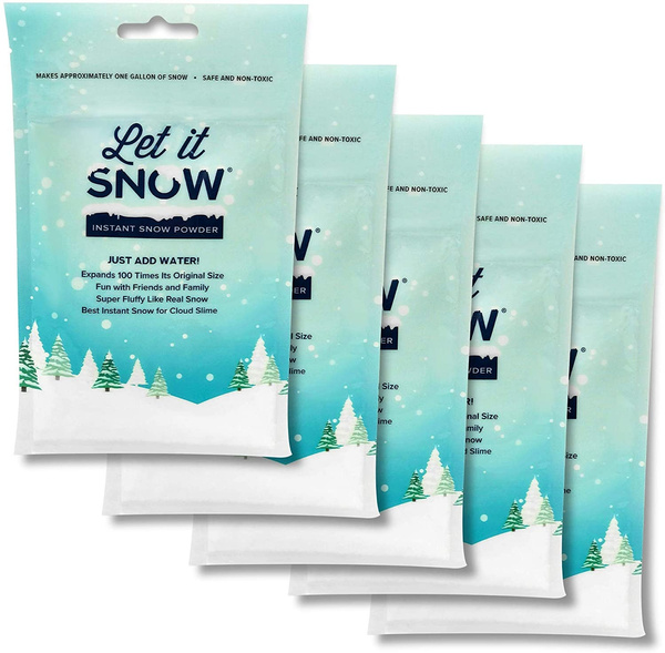 Let it Snow Instant Snow Powder Slime - Premium Artificial Fake