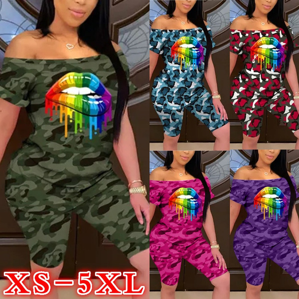 Skinny Shorts Pants Sets 
