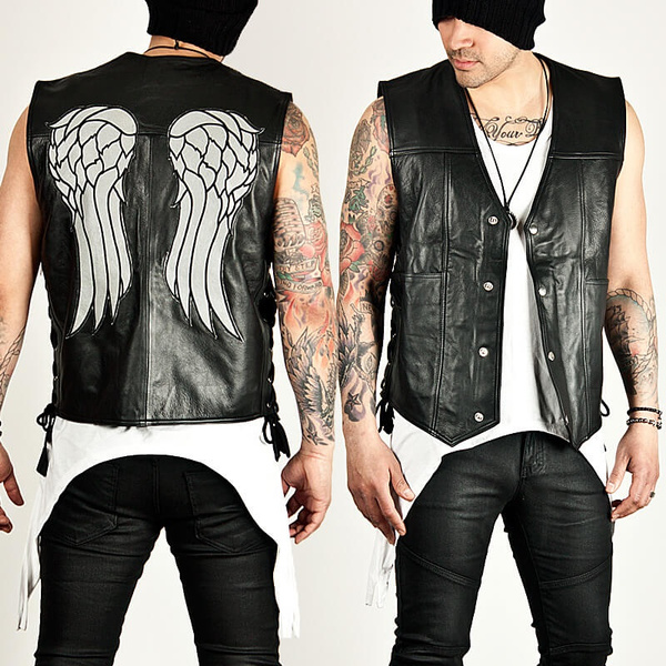 Daryl dixon leather on sale vest