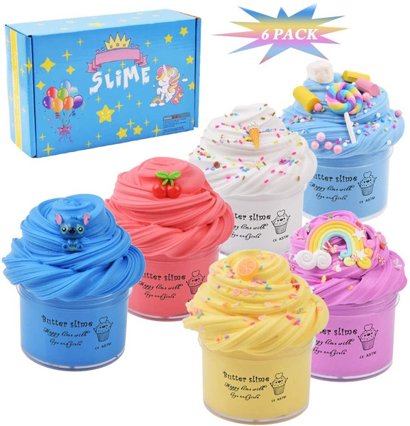 D.I.Y. Rainbow Glitter Butter Slime Kit